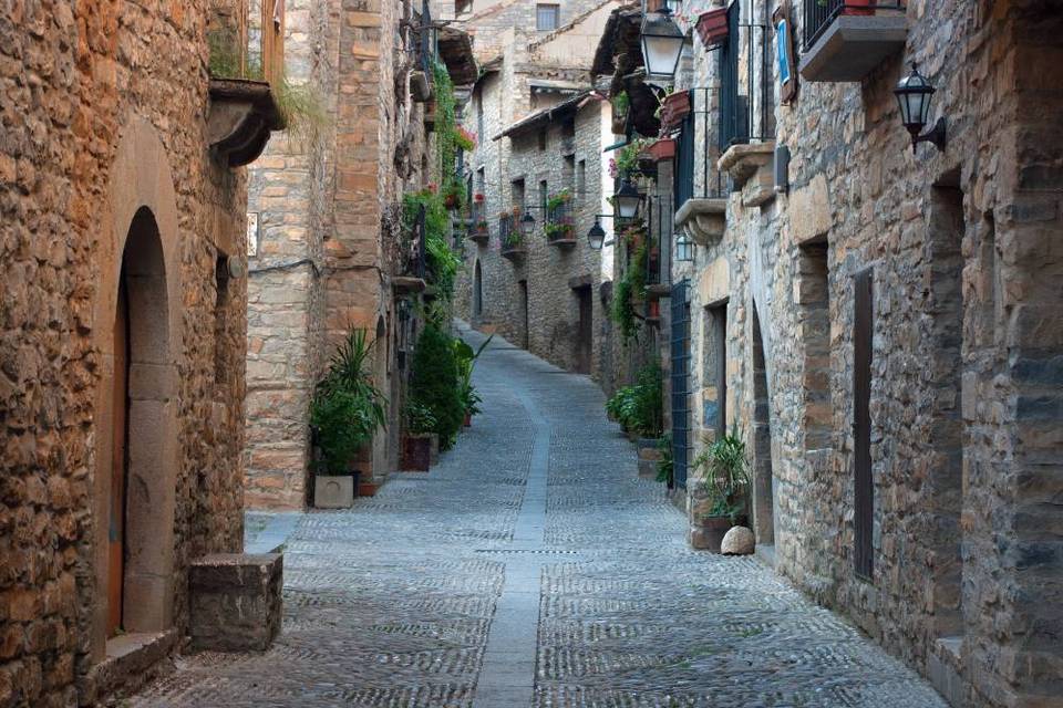 Aínsa, España