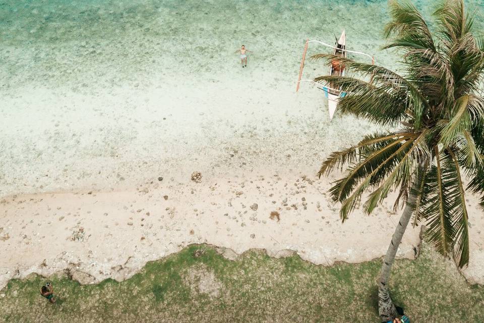 Playa en Gili