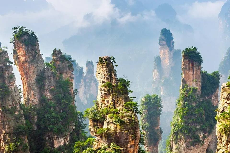 Las montañas de Avatar, China