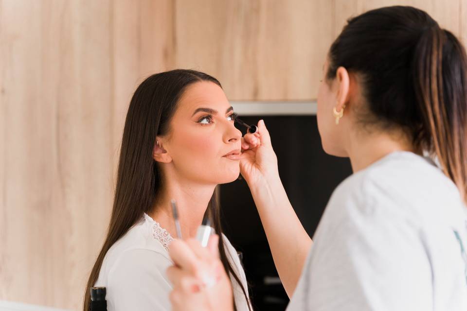 Preparativos de la novia