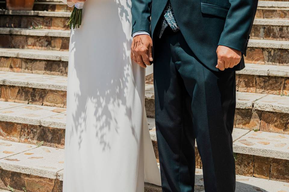 Novia y padre