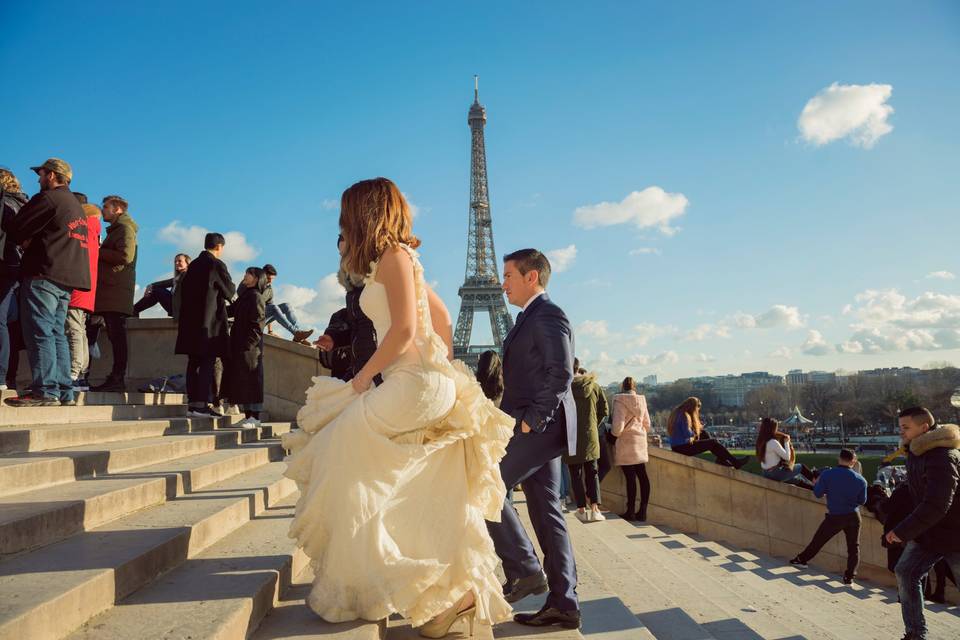 Postboda en París