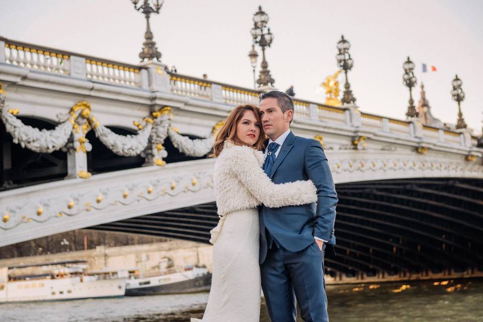 Postboda en París