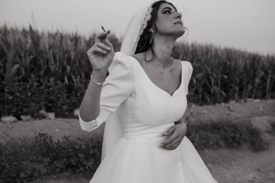 Fotografía de la novia