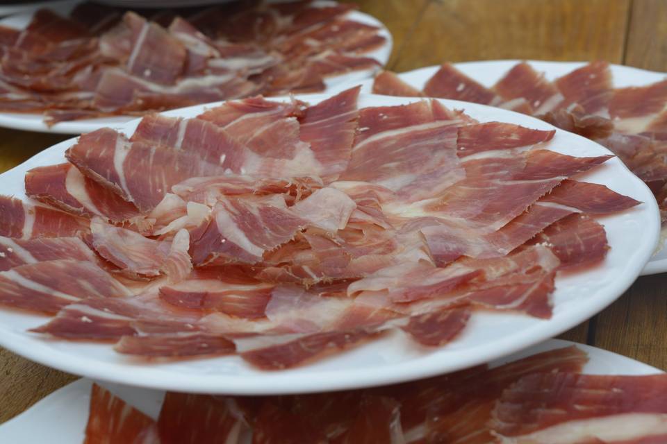 Plato de jamón