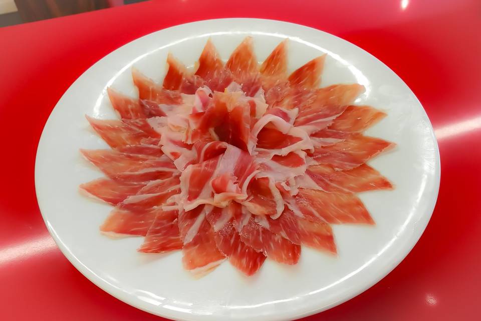 Plato de jamón