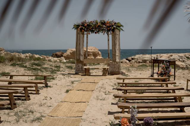 Montaje ceremonia Calafat
