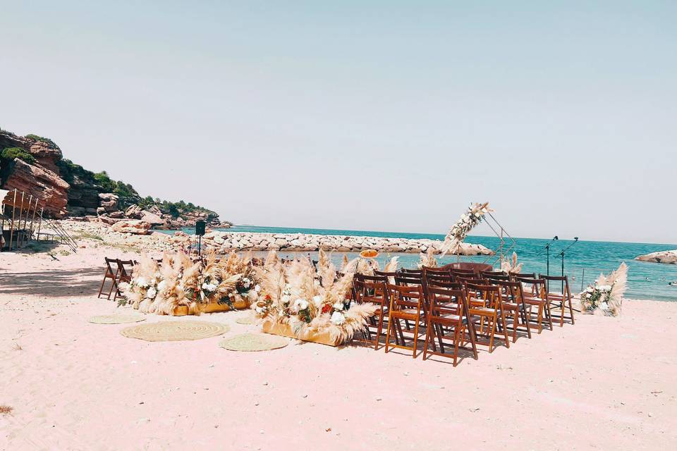 Ceremonia en la playa