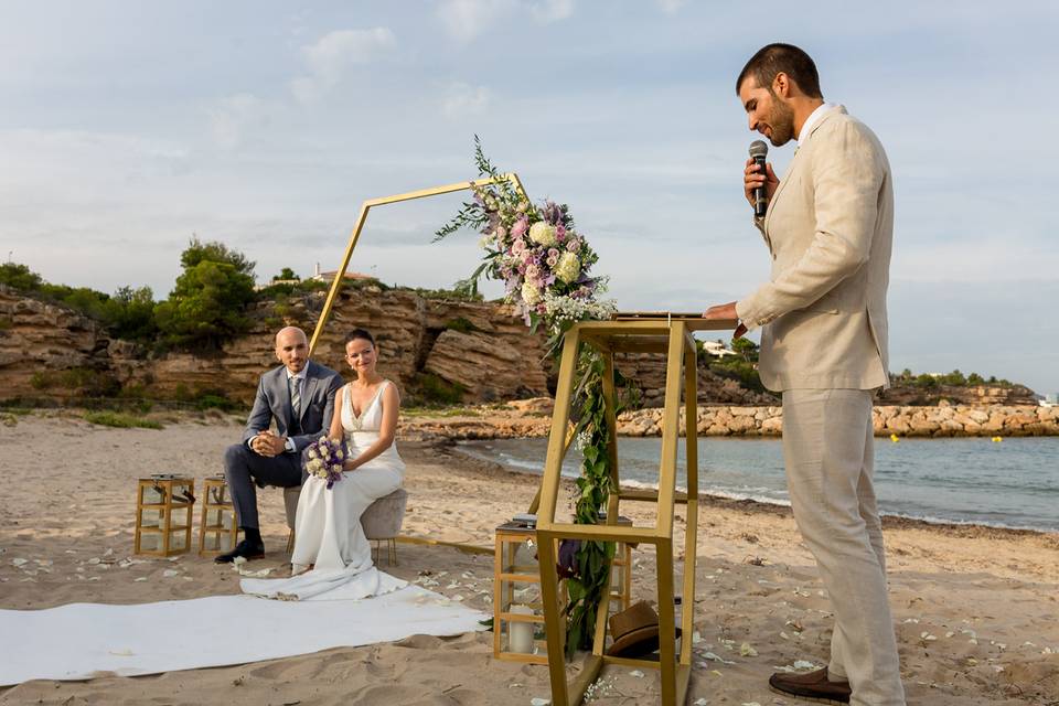 Boda en la playa