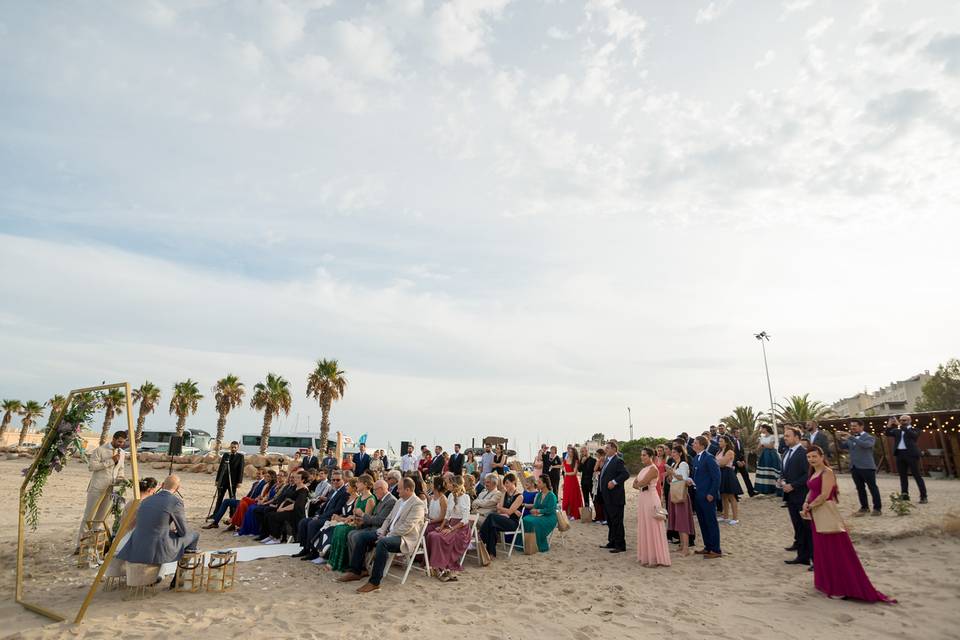 Ceremonia en la playa