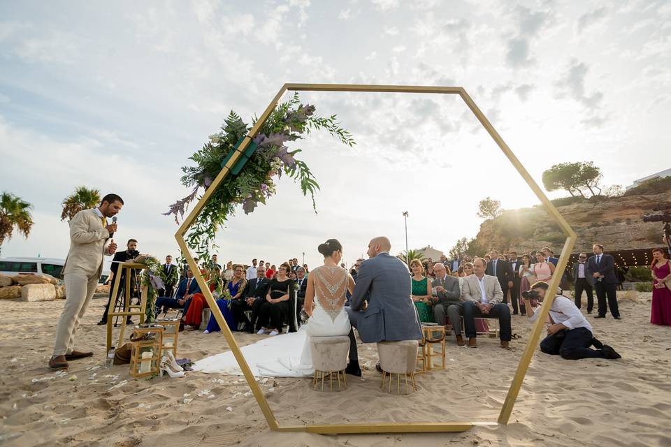 Ceremonia en la playa