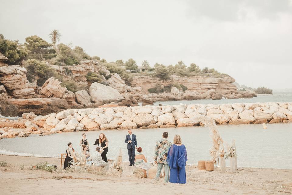 Boda en la playa