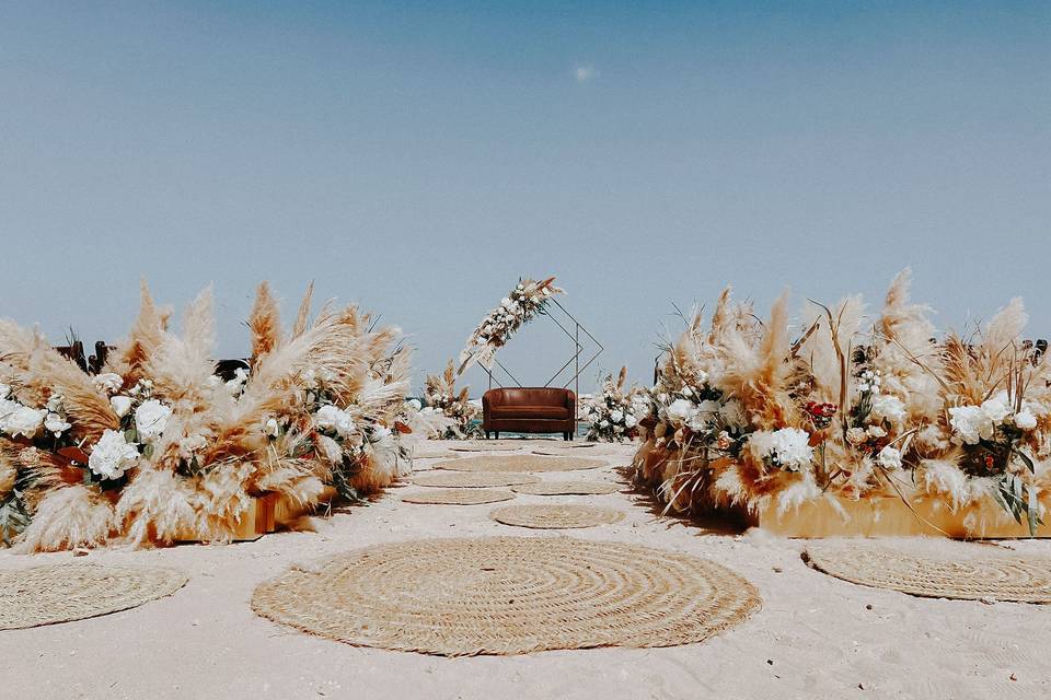 Boda en la playa