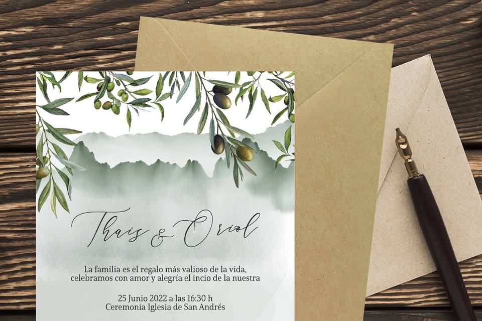 Invitación Olivos