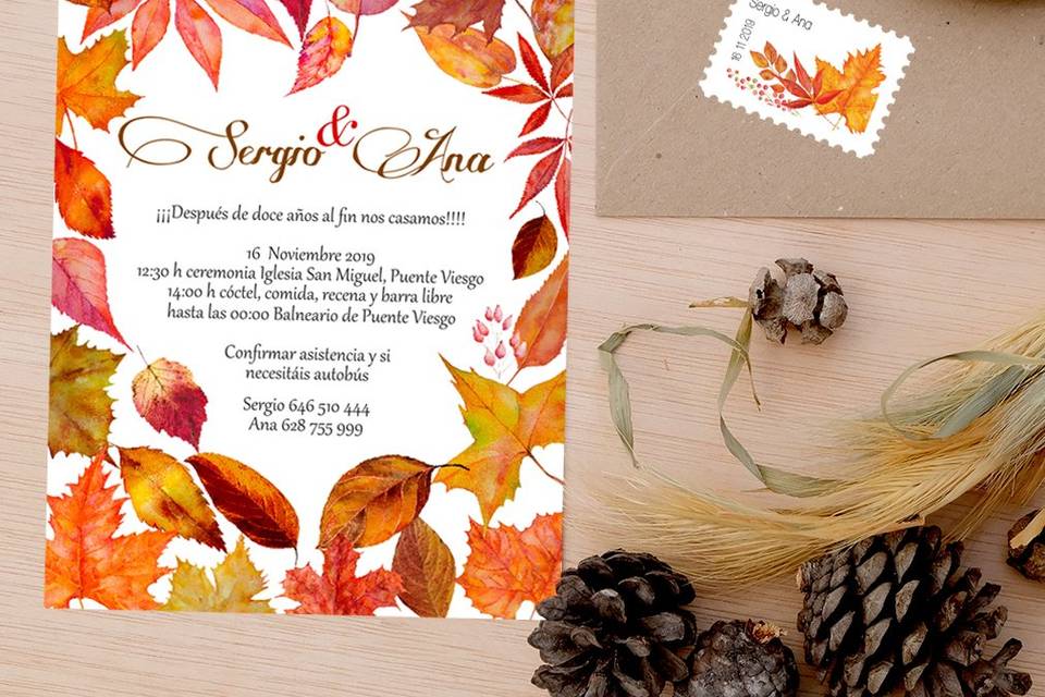 Invitación Otoño