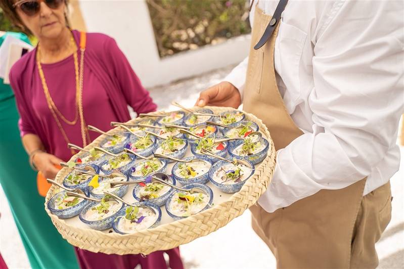 Ceviche de dorada y coco