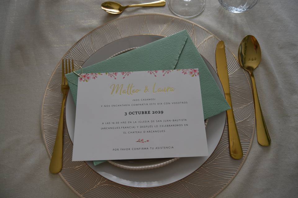 Invitación stamping