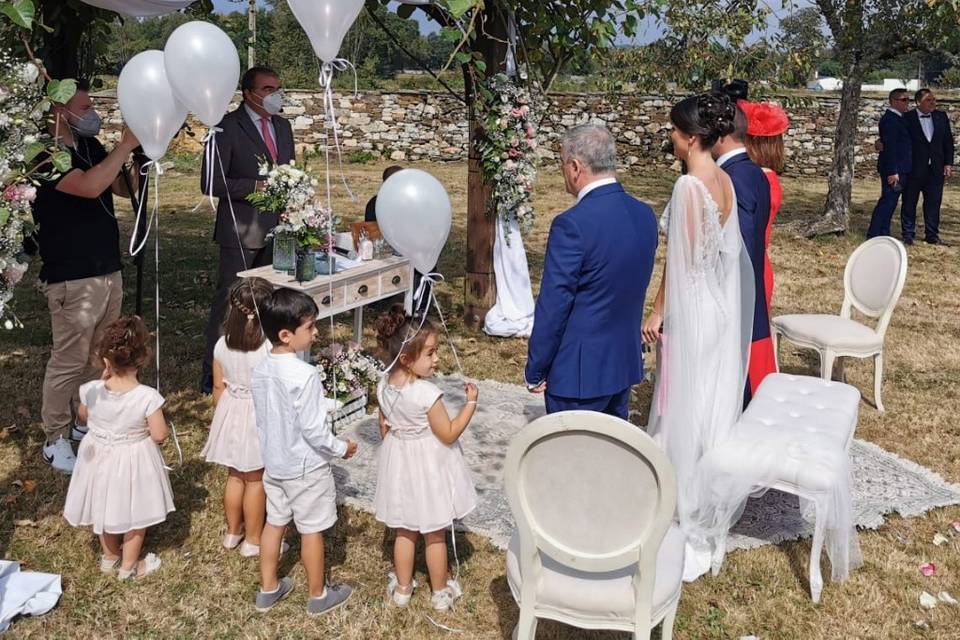 Celebración al aire libre