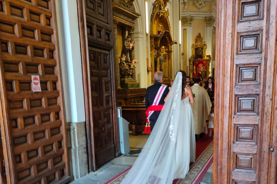 Boda en la catedral Castrense