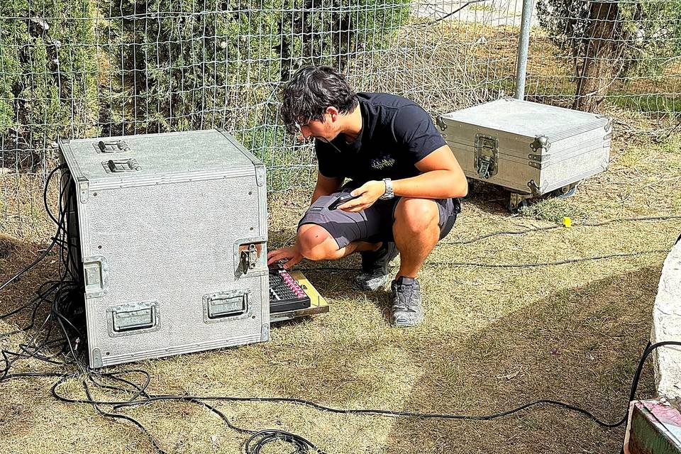 Ajustando sonido