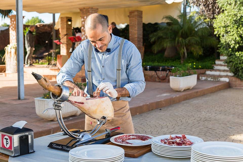 Cortador de jamón ibérico