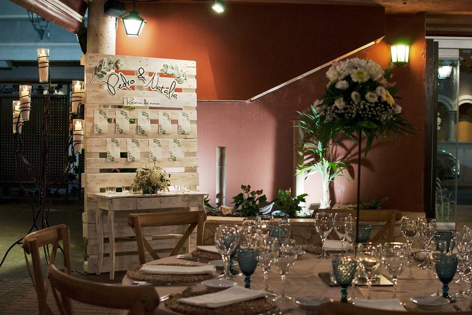 Cena en Jardín Levante