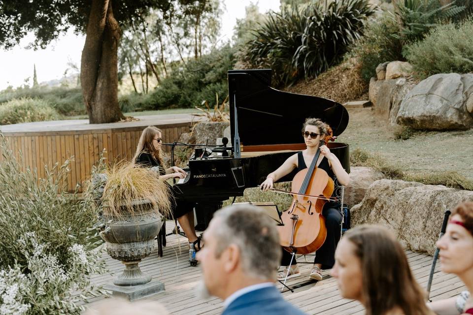 Piano y cello para ceremonia