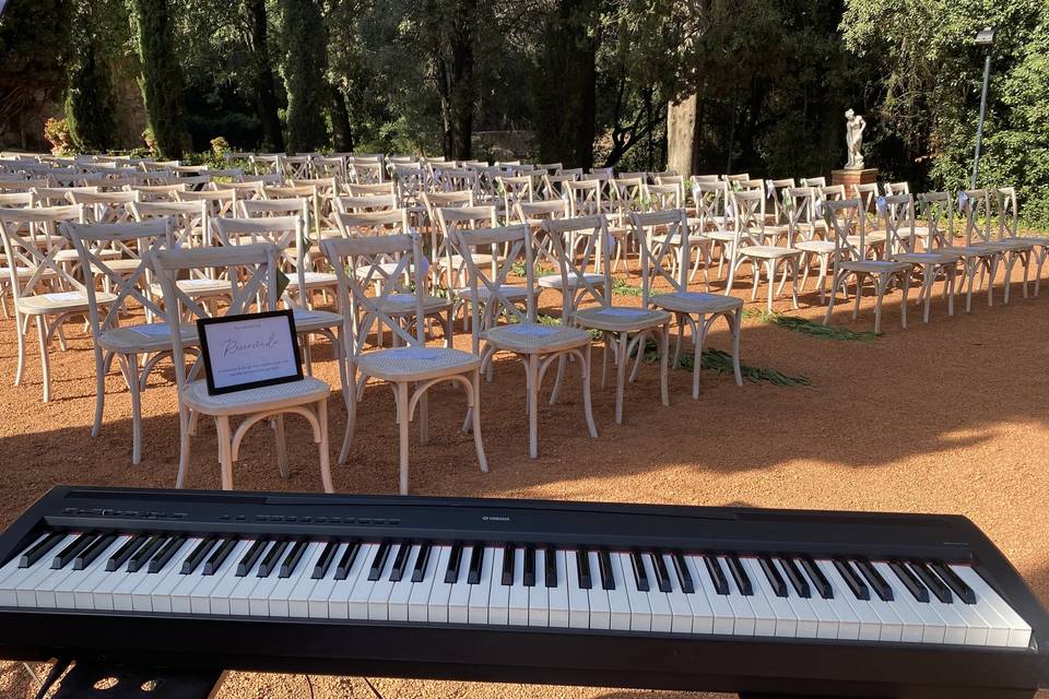 Ceremonia al aire libre