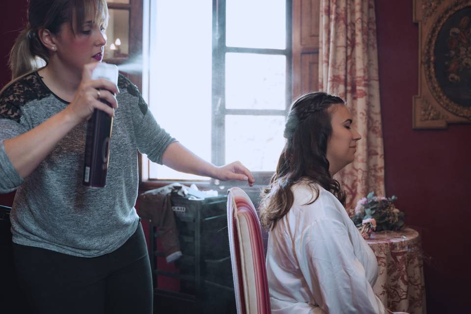 Preparación de la novia