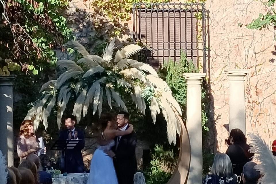 Boda en el jardín del amor