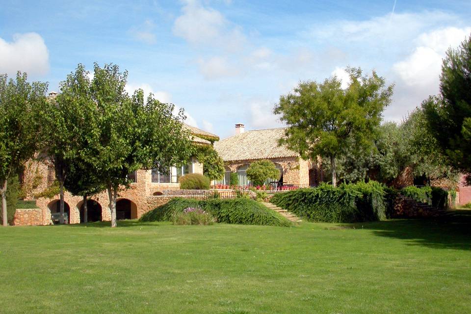 La casa desde la pradera