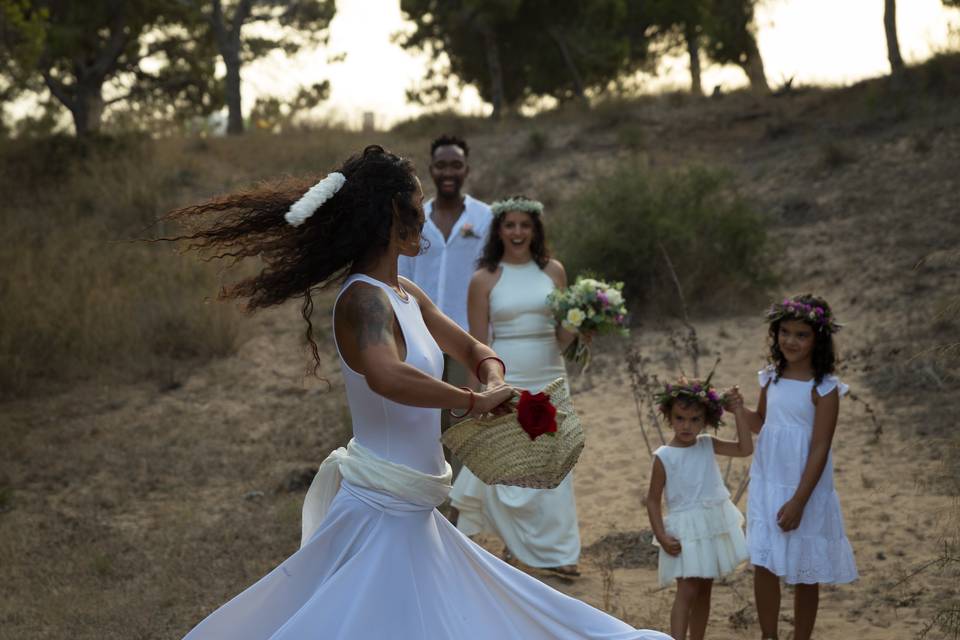 Bendición y recepción a los novios