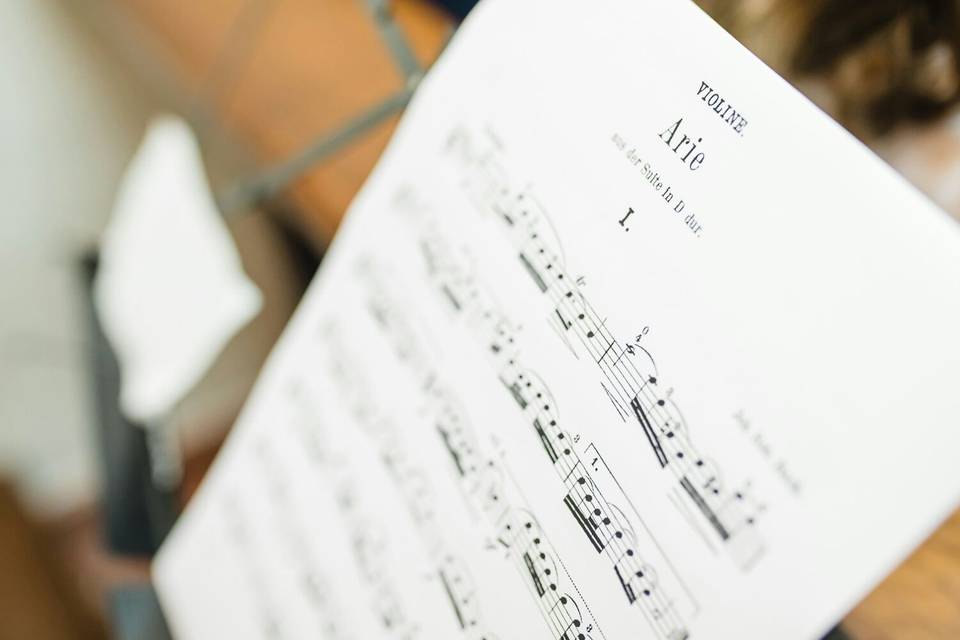 Detalle de partitura