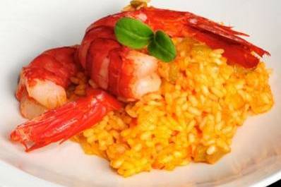 Arroz con langostinos
