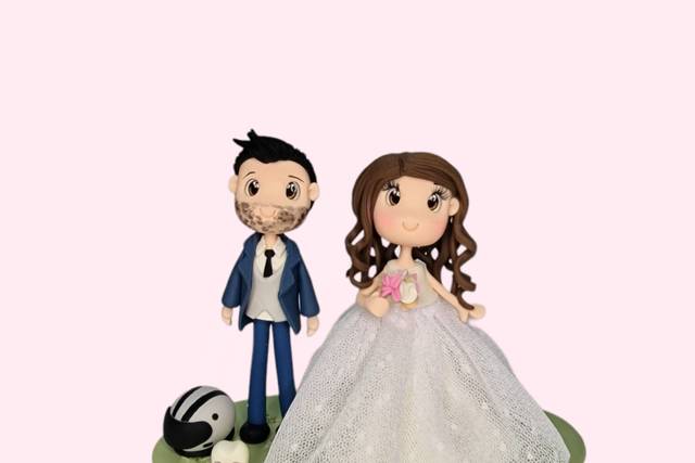 Figura de novios personalizada