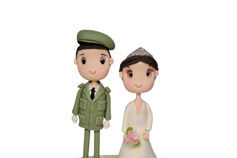 Figura de novios personalizada