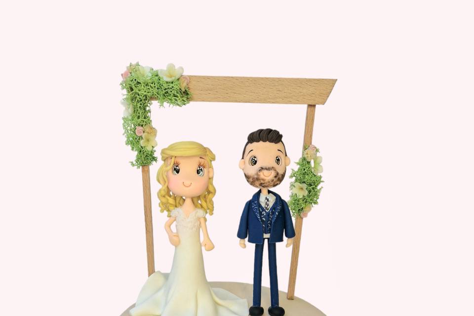 Figura de novios personalizada