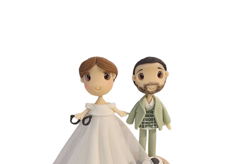 Figura de novios personalizada