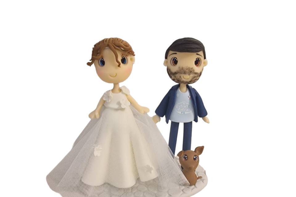 Figura de novios personalizada