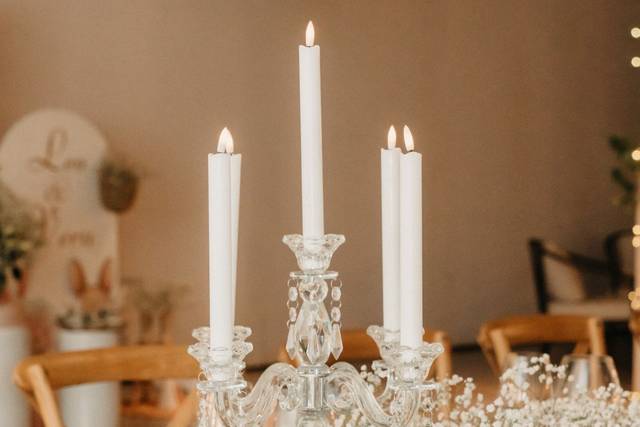 Candelabros de cristal