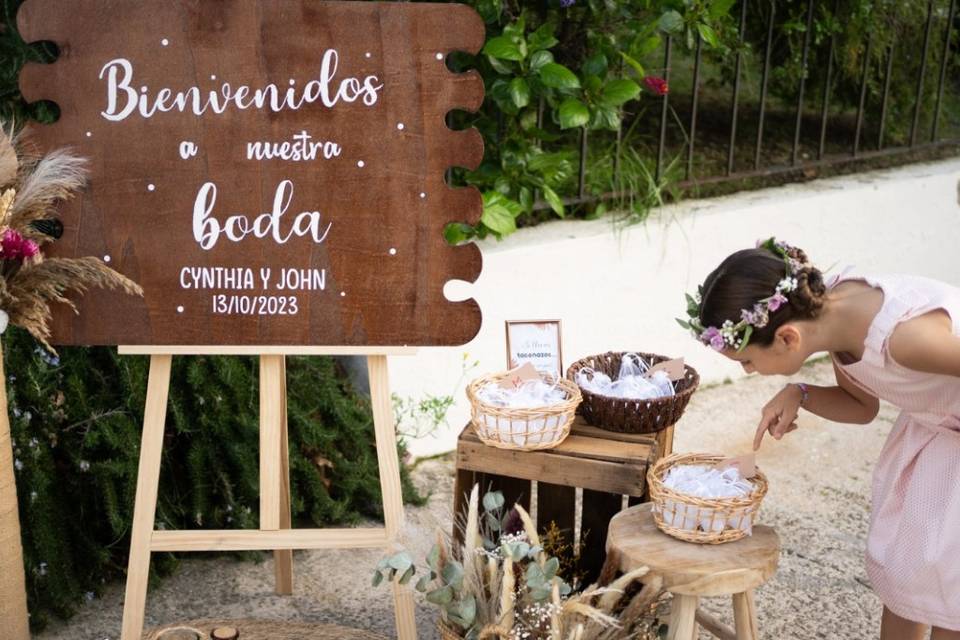 Rincón de bienvenida