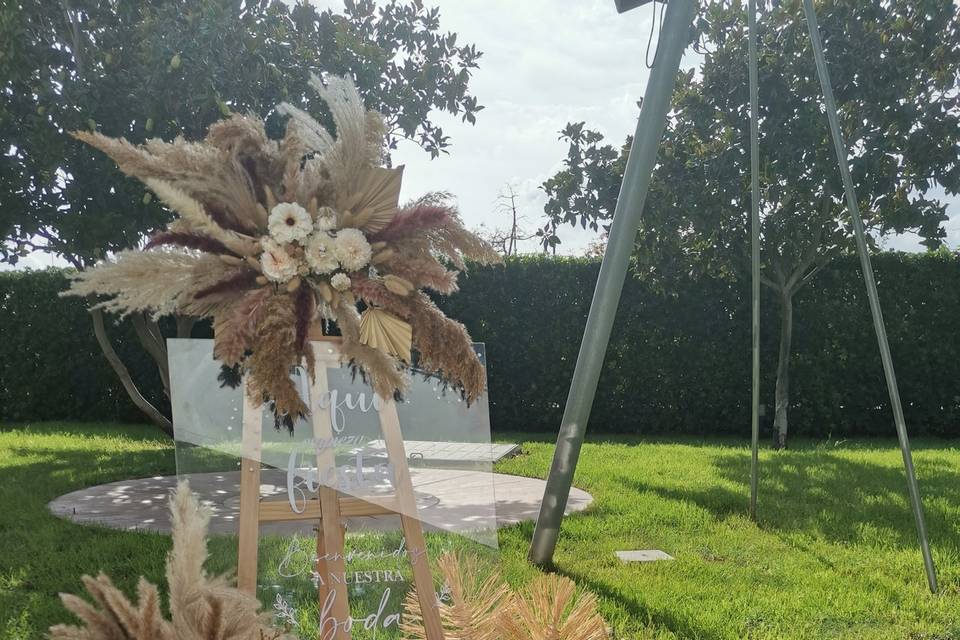Rincón de bienvenida