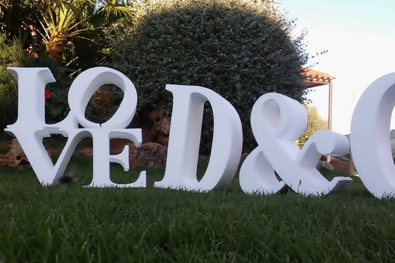 Letras decorativas