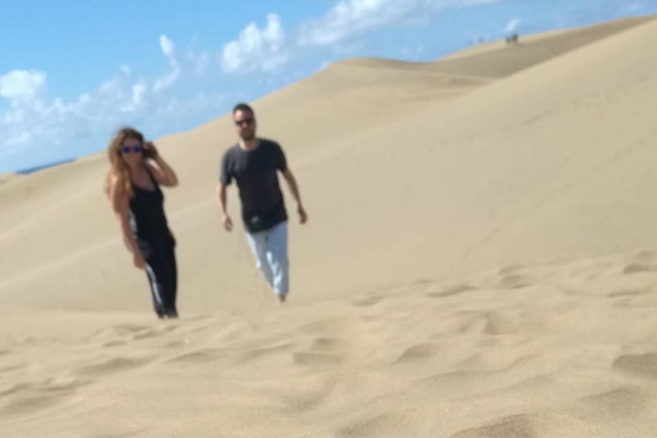 Vane y Raúl,  Gran Canarias