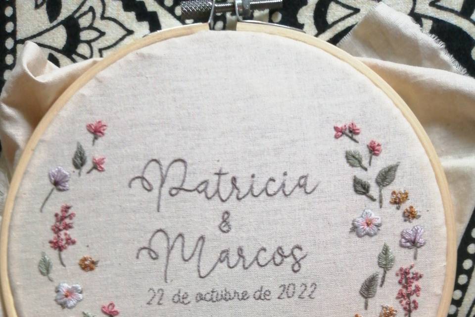 Recuerdo de boda en proceso