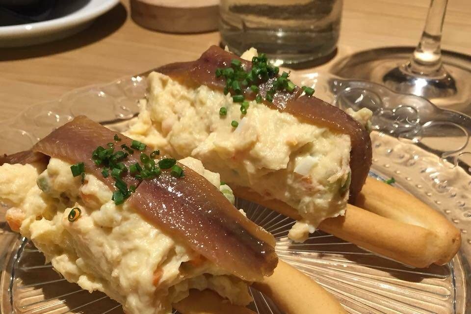 Tosta de ensaladilla