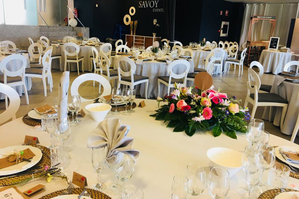 Montaje salón de banquetes