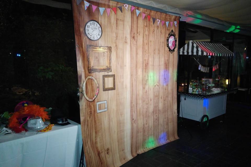 Photocall de madera