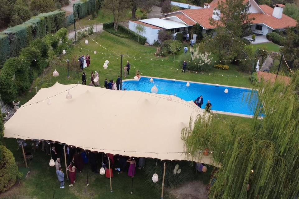 Vista de dron