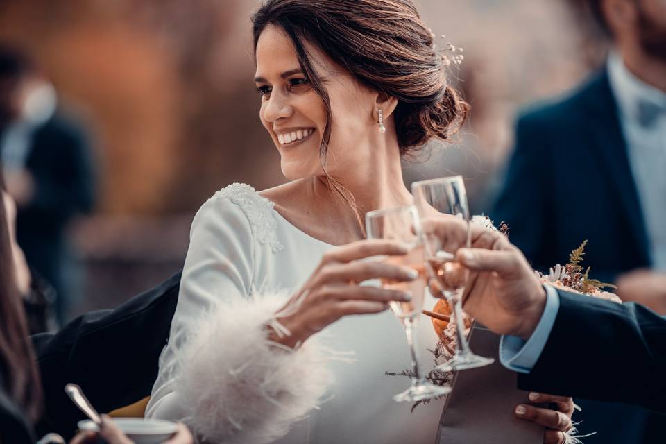 Brindis en boda